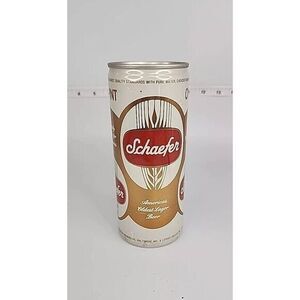 Schaefer Americas Oldest Lager‎ Beer One Pint  Premium Pull Tab Beer Can
